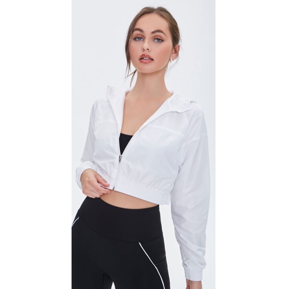 Active Hooded Zip-Up Jacket